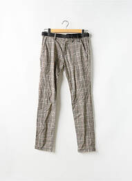 Pantalon chino țesătură poplin talie joasă maro TOM TAILOR bărbat