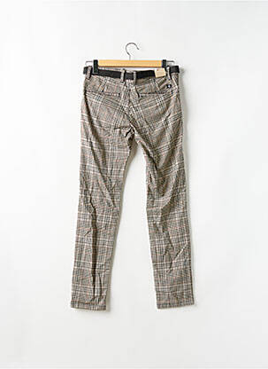 Pantalon chino țesătură poplin talie joasă maro TOM TAILOR bărbat