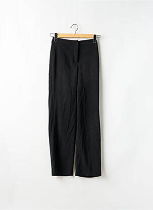 Pantalon drept țesătură crep talie înaltă negru VILA femeie