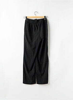 Pantalon drept țesătură crep talie înaltă negru VILA femeie