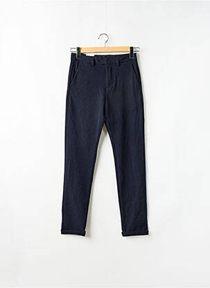 Pantalon slim elasticitate mărime normală albastru JACK & JONES bărbat