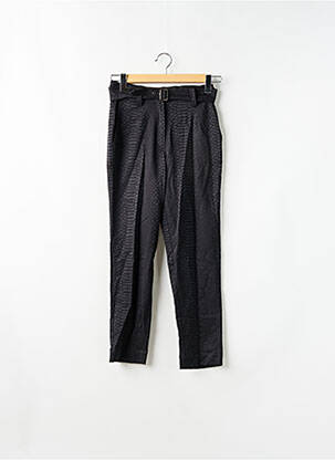 Pantalon drept talie cu cleme talie înaltă negru ASTRID BLACK LABEL femeie