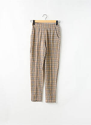 Pantalon slim talie elastică talie înaltă portocalie CEMI BY CÉLINE femeie