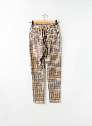 Pantalon slim talie elastică talie înaltă portocalie CEMI BY CÉLINE femeie