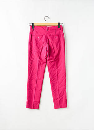 Pantalon chino țesătură poplin mărime normală roz MANGO femeie