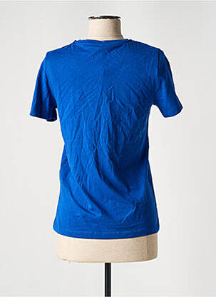 Tricou croială dreaptă mâneci scurte albastru ONLY femeie