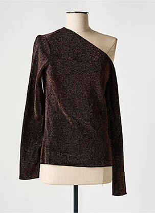 Pulover maro DEUX. BY ELINE DE MUNCK femeie