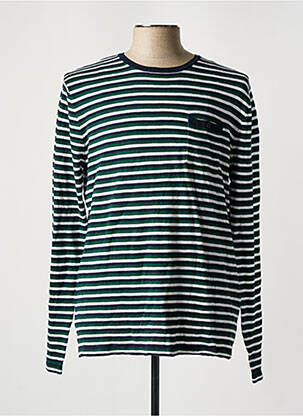 Pulover guler rotund mâneci lungi verde TOM TAILOR bărbat