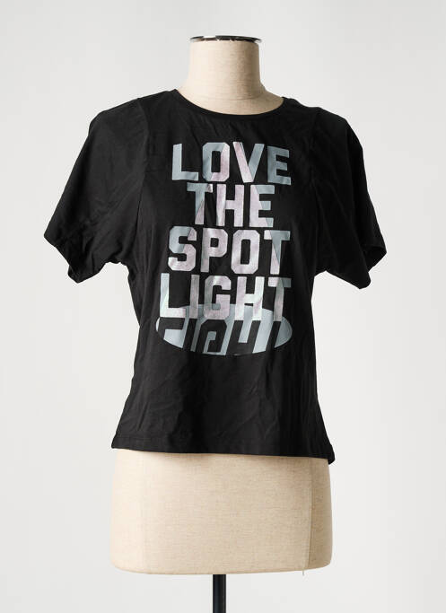 Tricou negru SUPASTAR femeie