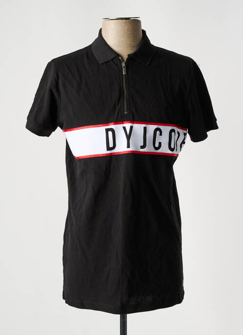 Polo negru DYJCODE BY DENNIS PRAET  bărbat