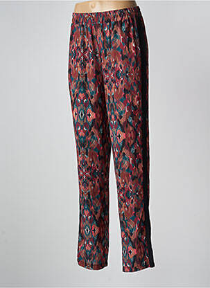 Pantalon drept talie elastică mărime normală maro DEUX. BY ELINE DE MUNCK femeie