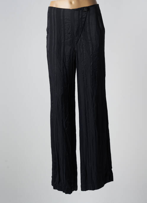 Pantalon larg negru ASTRID BLACK LABEL femeie