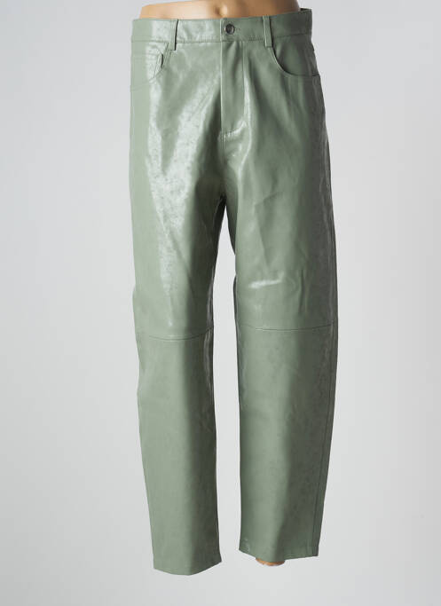 Pantalon drept verde MANGO femeie
