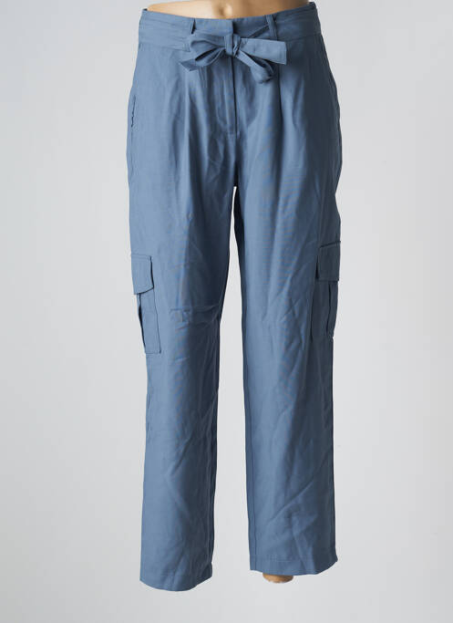 Pantalon drept albastru VILA femeie