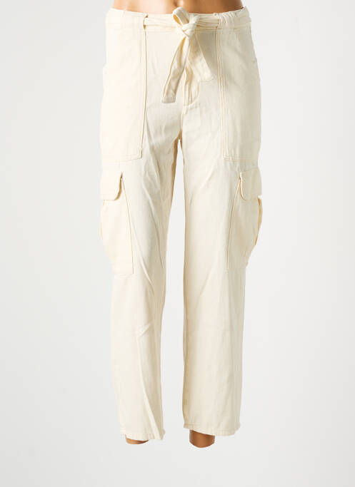 Pantalon cargo croială dreaptă mărime normală bej MANGO femme