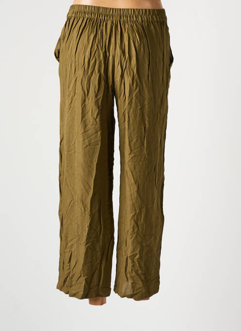 Pantalon 7/8 verde VILA femeie