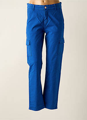 Pantalon cargo albastru STIEN EDLUND femeie