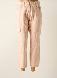 Pantalon cargo croială dreaptă mărime normală roz NOISY MAY femme