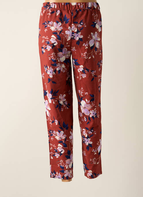 Pantalon drept portocaliu VERO MODA femeie