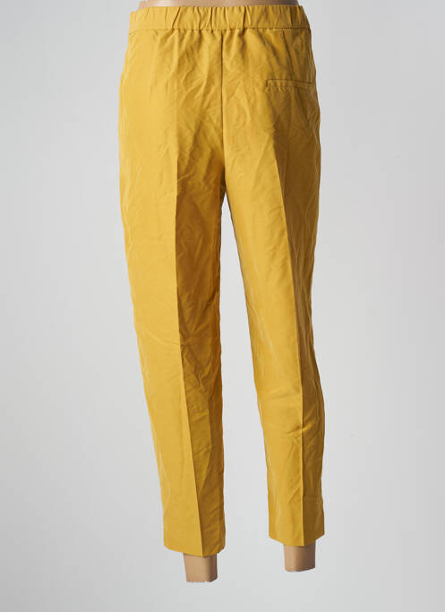 Pantalon 7/8 galben MANGO femeie
