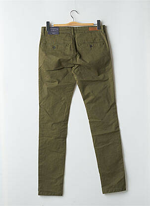Pantalon chino elasticitate mărime normală verde BRUCE & BUTLER  bărbat