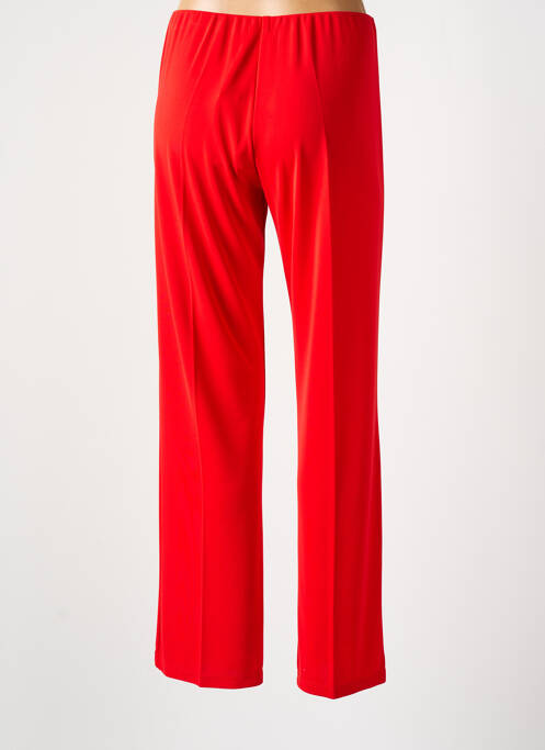 Pantalon drept roșu JAZZ femeie