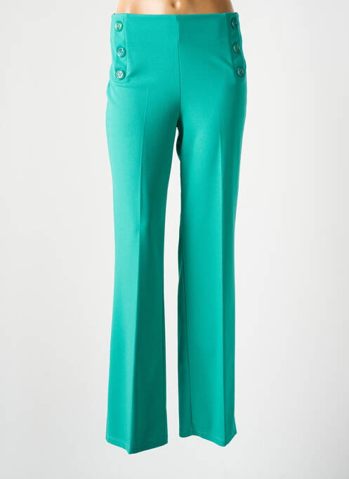 Pantalon larg verde LADY LOL femeie