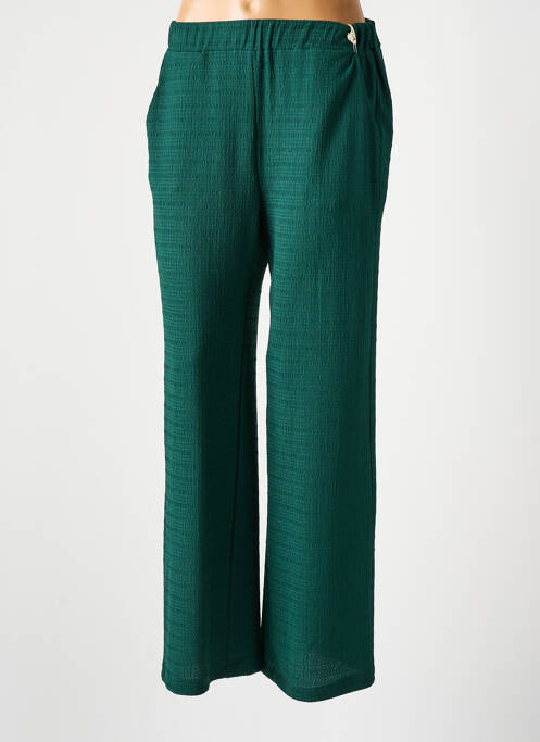 Pantalon larg verde EMA BLUE'S femeie