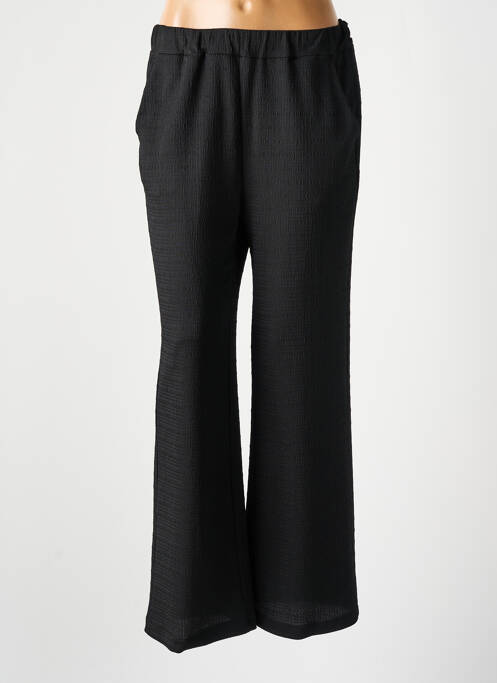 Pantalon larg negru EMA BLUE'S femeie