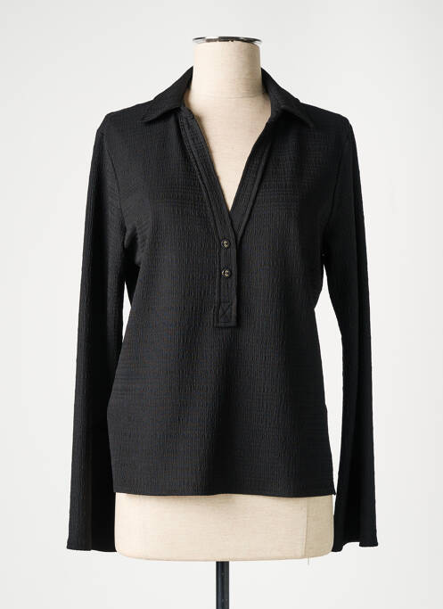 Top negru EMA BLUE'S femeie