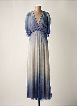 Rochie lungă albastru HOLLY & JOEY femeie