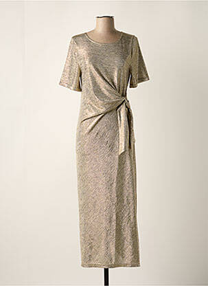 Rochie lungă auriu OPULLENCE femeie