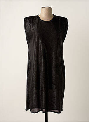 Rochie midi mâneci scurte mâneci scurte negru VIE TA VIE femeie