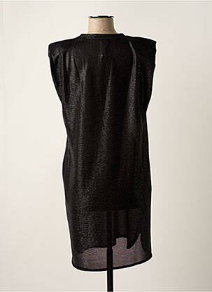 Rochie midi mâneci scurte mâneci scurte negru VIE TA VIE femeie