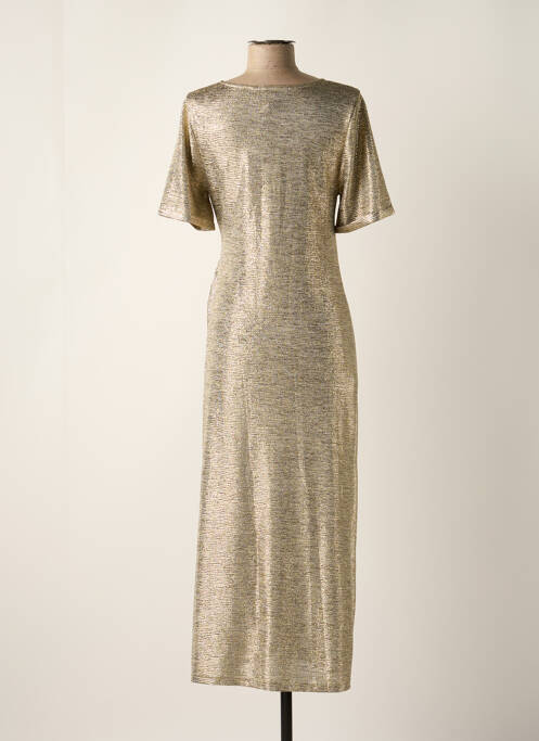 Rochie lungă auriu OPULLENCE femeie