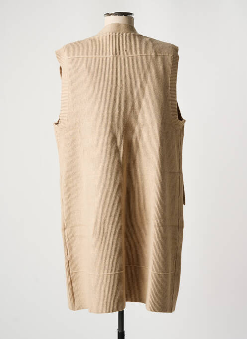 Vestă fără mâneci bej SKATÏE femeie