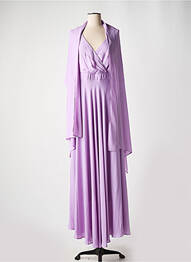 Rochie lungă fără mâneci fără mâneci violet EDAS femme
