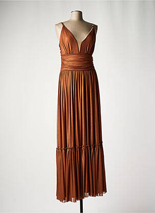 Rochie midi maro EDAS femeie