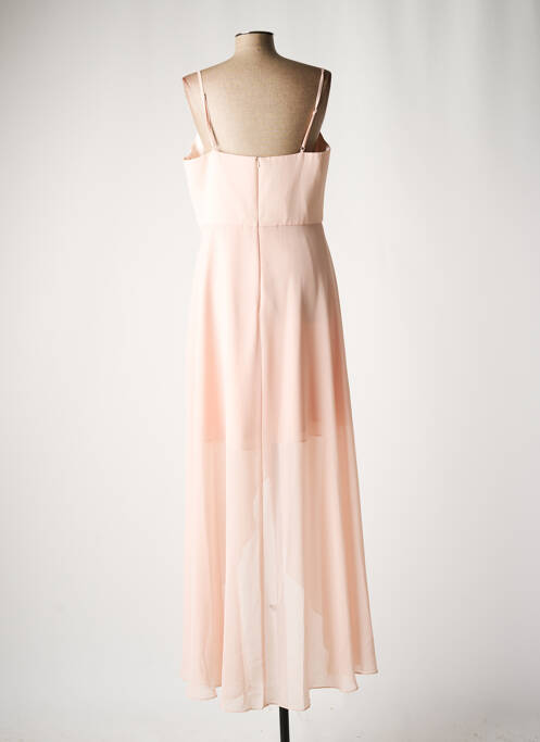 Rochie lungă roz FASHION NEW YORK femeie