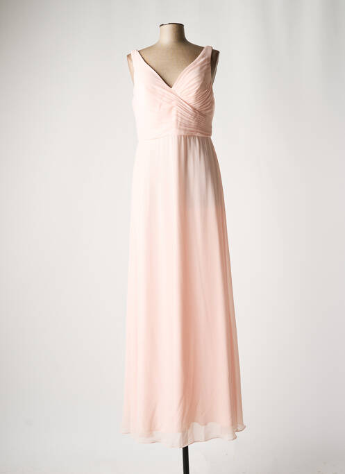 Rochie lungă roz FASHION NEW YORK femeie