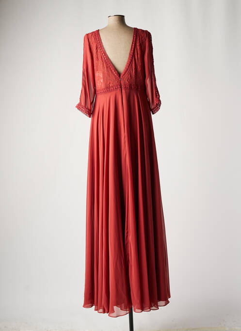 Rochie lungă maro CREATIF PARIS femeie