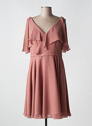 Rochie midi roz FASHION NEW YORK femeie