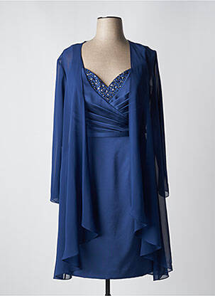 Rochie midi fără mâneci fără mâneci albastru FASHION NEW YORK femeie