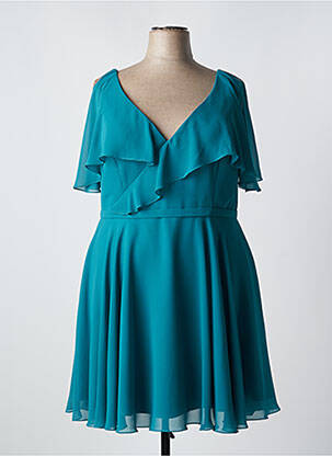 Rochie midi albastru FASHION NEW YORK femeie