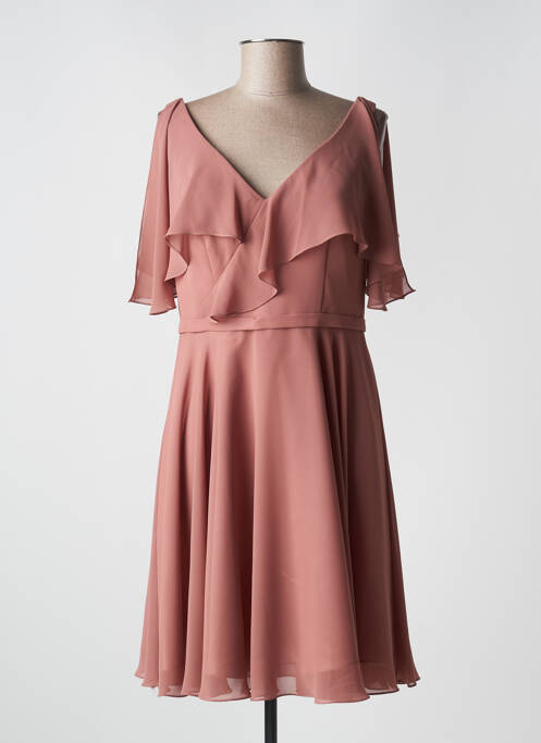 Rochie midi roz FASHION NEW YORK femeie