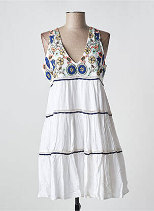 Rochie midi alb YAATRA femeie