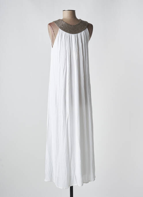 Rochie lungă alb PINK P femeie