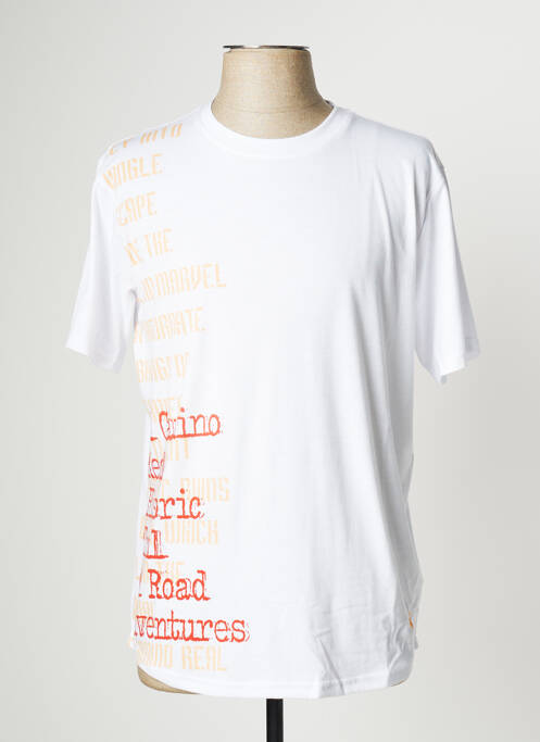 Tricou alb DAVID bărbat