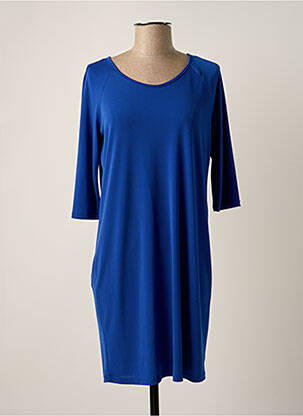 Rochie scurtă mâneci 3/4 mâneci 3/4 albastru MISS MISS femeie