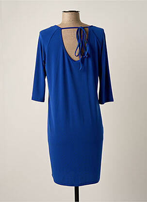 Rochie scurtă mâneci 3/4 mâneci 3/4 albastru MISS MISS femeie